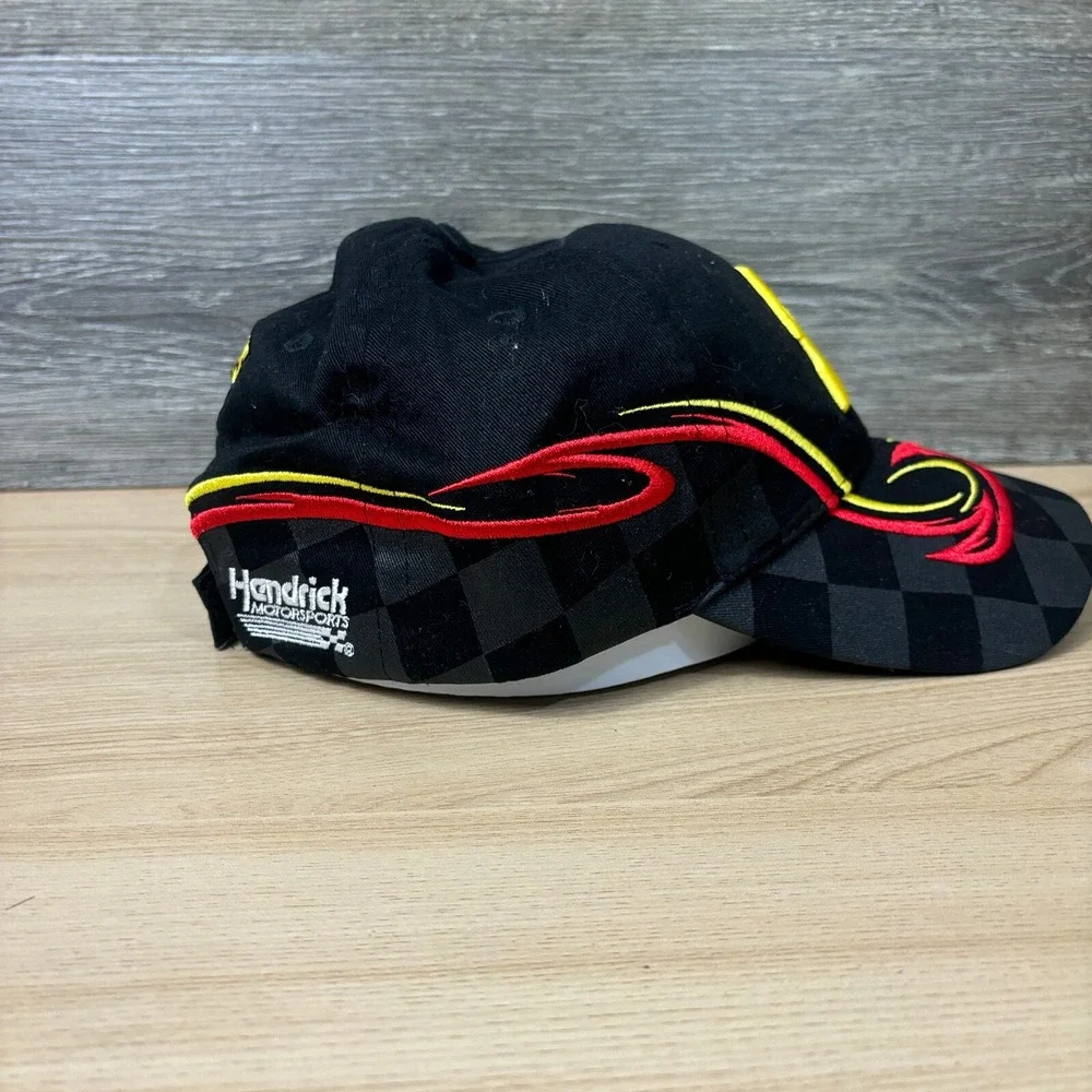 Vintage Nascar‎ Hat Cap Strap Back Black Mark Martin Kellogs Racing